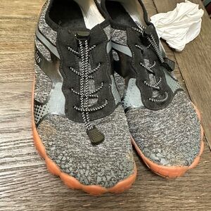 Black and Gray Athletic Shoes